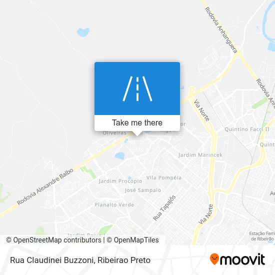 Rua Claudinei Buzzoni map
