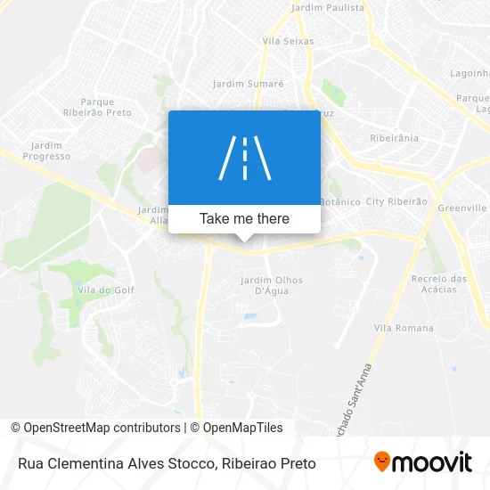 Rua Clementina Alves Stocco map