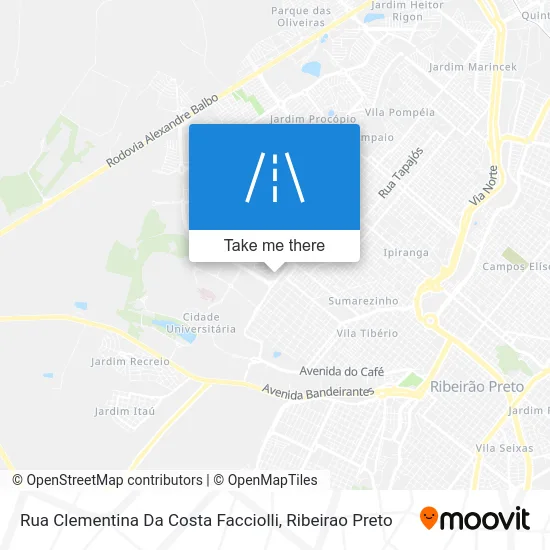 Rua Clementina Da Costa Facciolli map