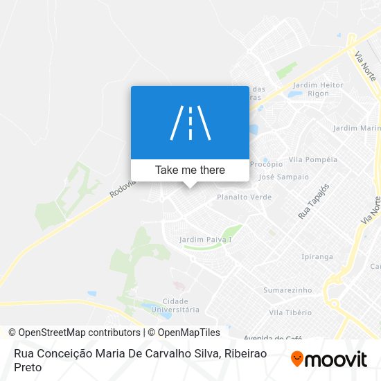 Rua Conceição Maria De Carvalho Silva map
