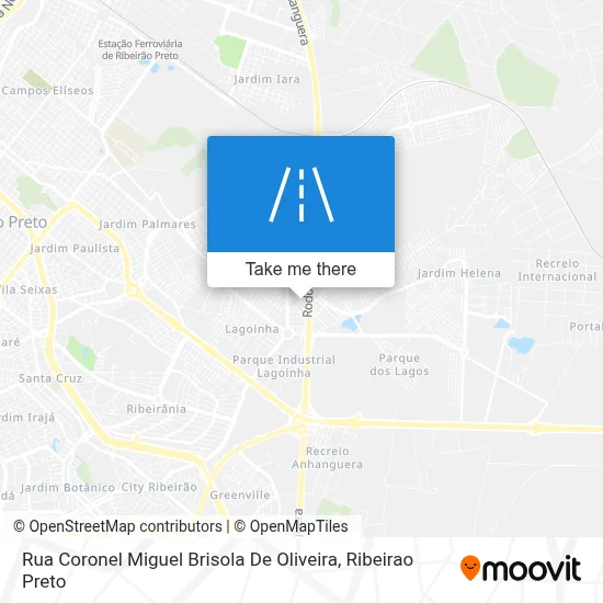Rua Coronel Miguel Brisola De Oliveira map