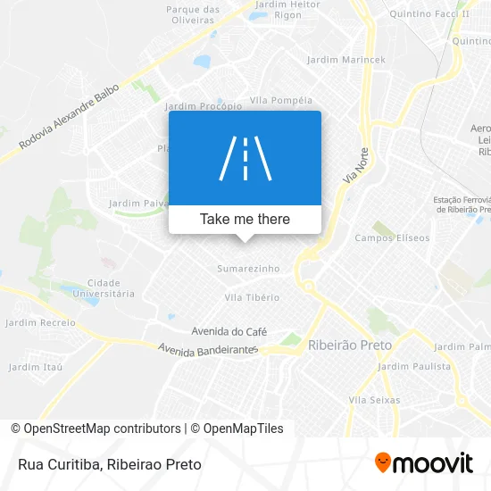 Rua Curitiba map