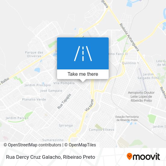 Rua Dercy Cruz Galacho map