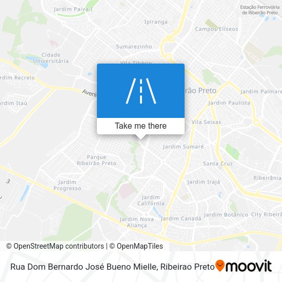 Rua Dom Bernardo José Bueno Mielle map