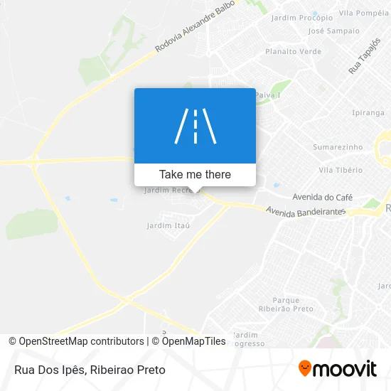 Rua Dos Ipês map