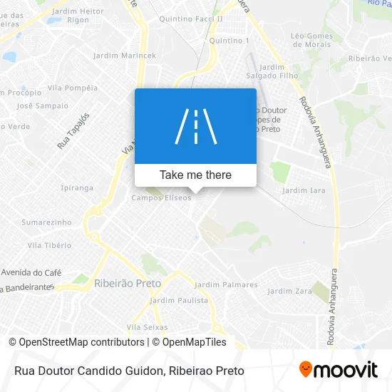 Rua Doutor Candido Guidon map