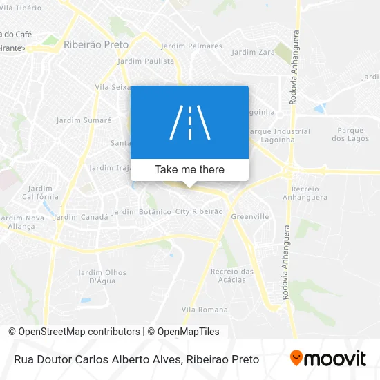 Rua Doutor Carlos Alberto Alves map