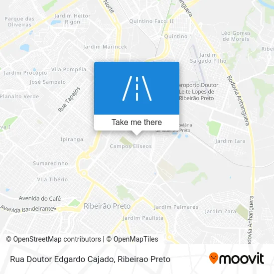 Rua Doutor Edgardo Cajado map