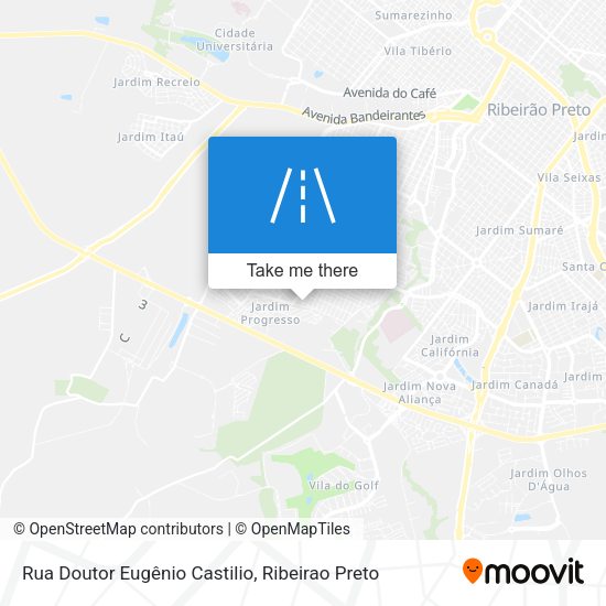 Rua Doutor Eugênio Castilio map