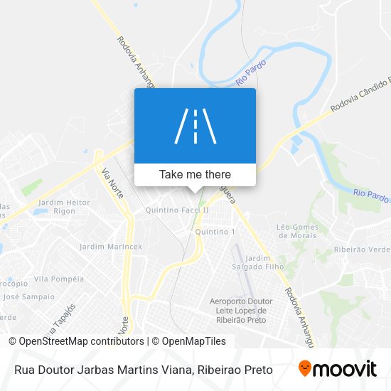 Rua Doutor Jarbas Martins Viana map