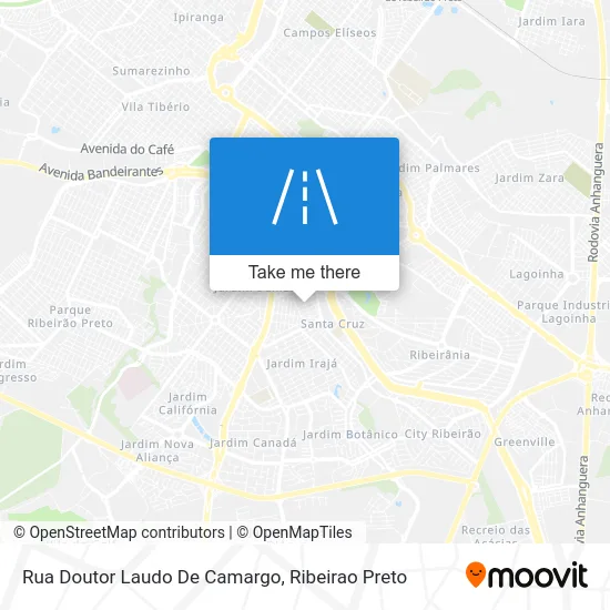 Rua Doutor Laudo De Camargo map