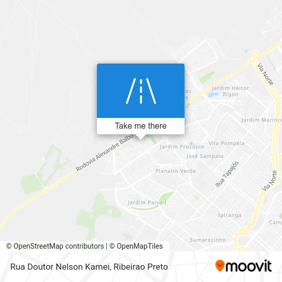 Rua Doutor Nelson Kamei map