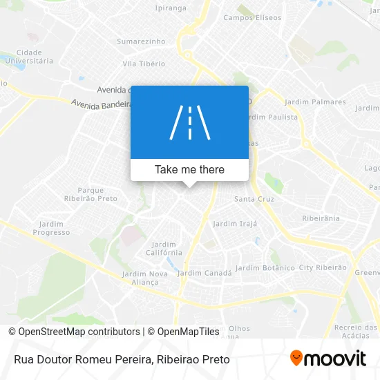 Rua Doutor Romeu Pereira map