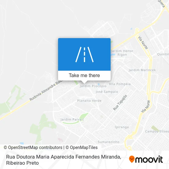 Rua Doutora Maria Aparecida Fernandes Miranda map