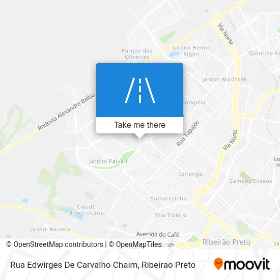 Rua Edwirges De Carvalho Chaim map