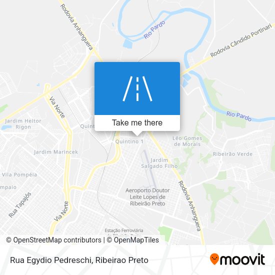 Rua Egydio Pedreschi map