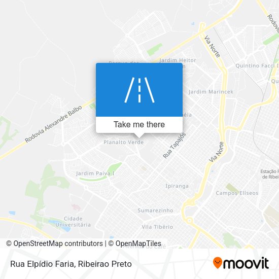 Rua Elpídio Faria map
