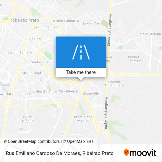 Rua Emiliano Cardoso De Moraes map