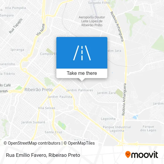 Rua Emílio Favero map