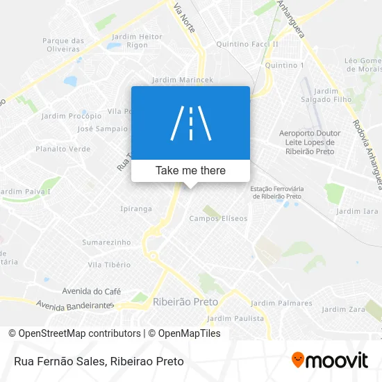 Rua Fernão Sales map
