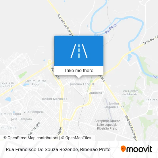 Rua Francisco De Souza Rezende map