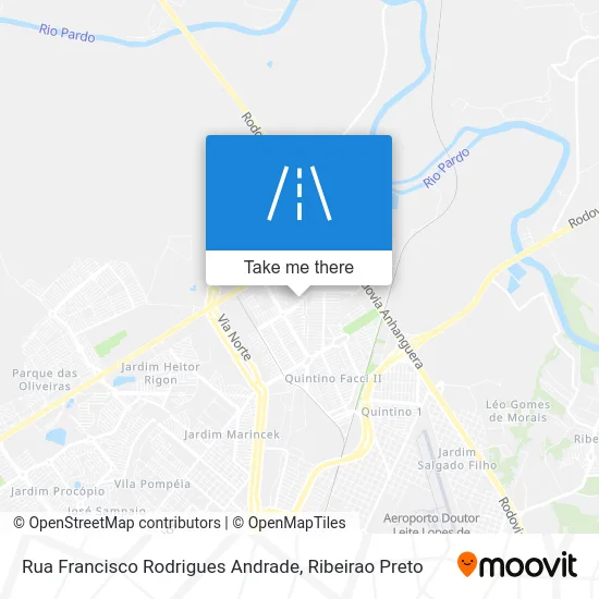 Rua Francisco Rodrigues Andrade map