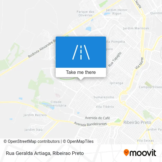 Rua Geralda Artiaga map