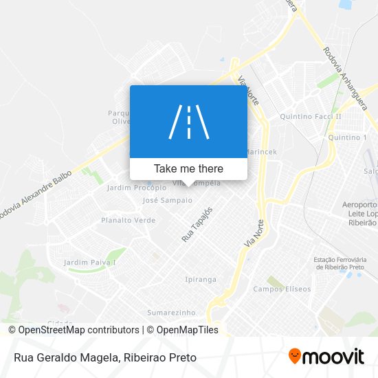 Rua Geraldo Magela map