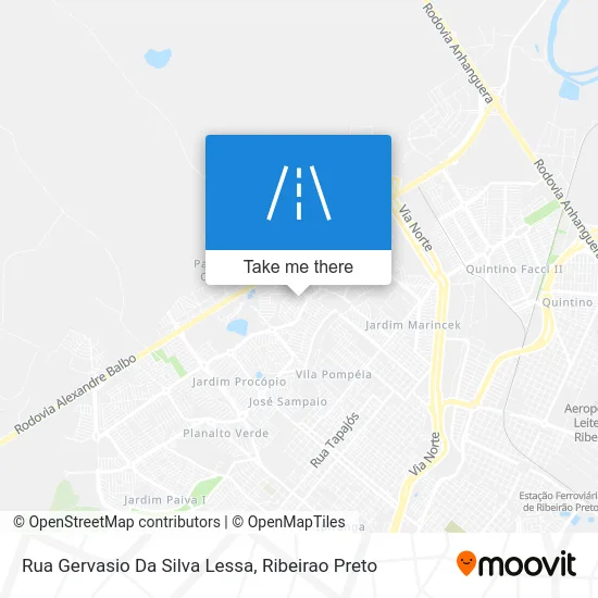 Rua Gervasio Da Silva Lessa map