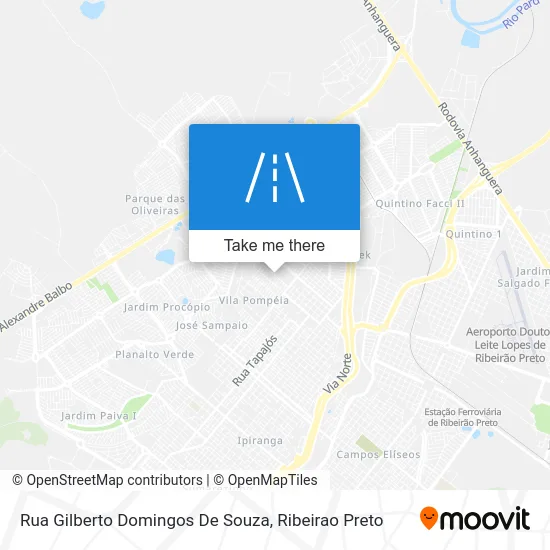 Rua Gilberto Domingos De Souza map