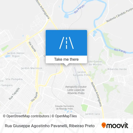 Rua Giuseppe Agostinho Pavanelli map