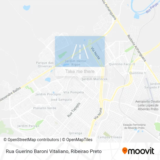 Rua Guerino Baroni Vitaliano map