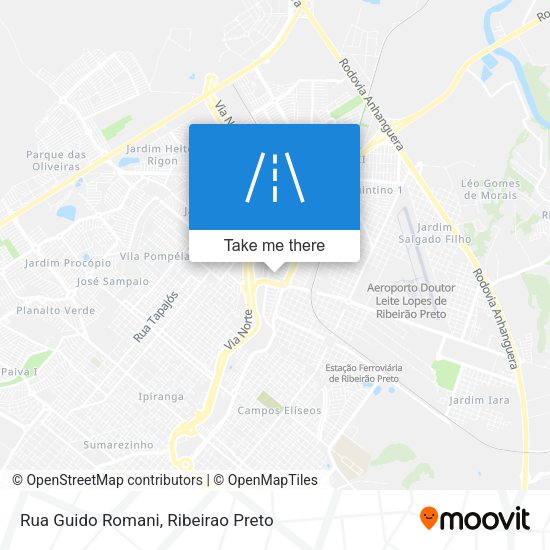 Rua Guido Romani map