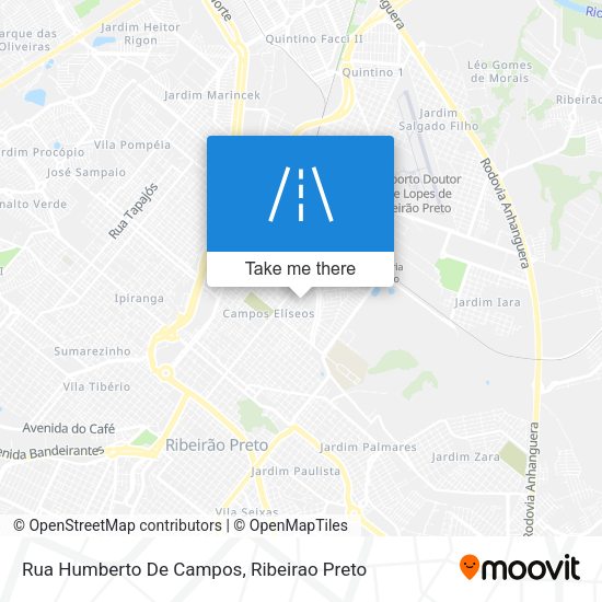 Rua Humberto De Campos map