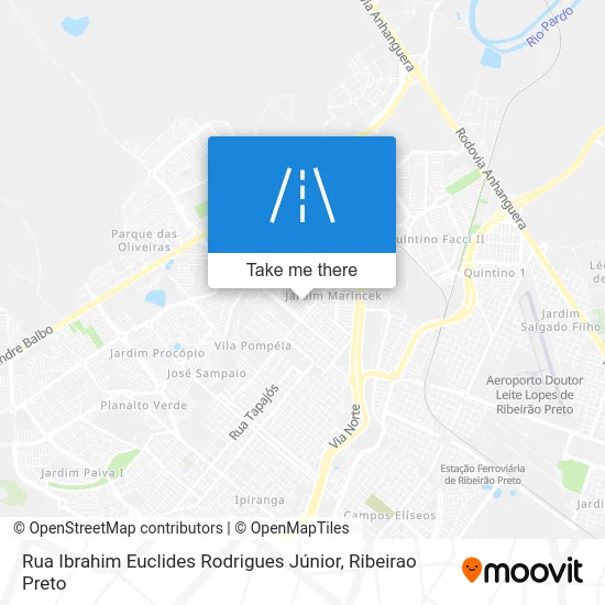 Rua Ibrahim Euclides Rodrigues Júnior map