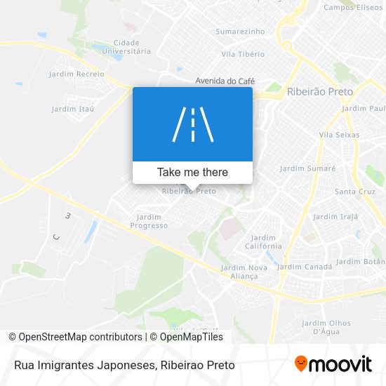 Rua Imigrantes Japoneses map