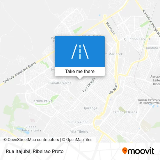 Rua Itajubá map