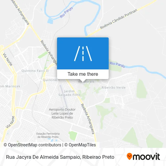 Rua Jacyra De Almeida Sampaio map