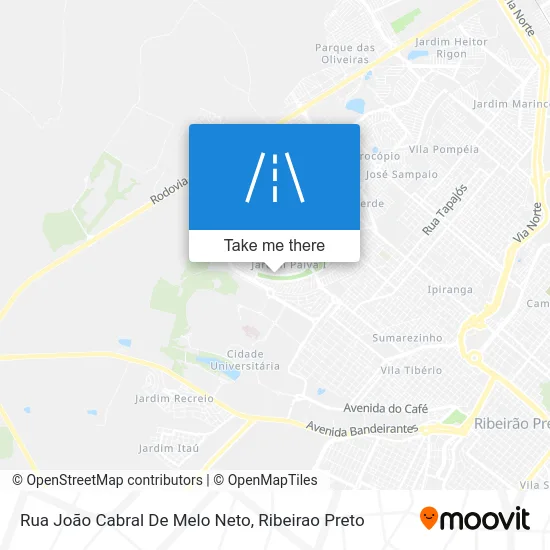 Rua João Cabral De Melo Neto map