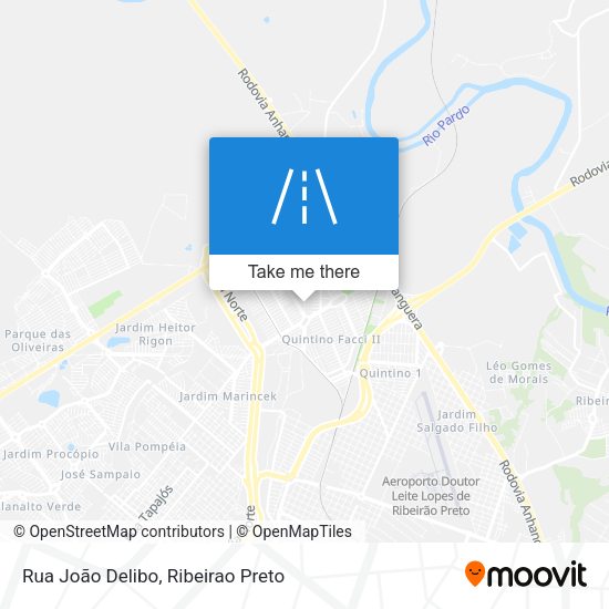 Rua João Delibo map