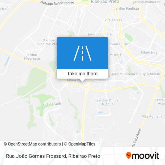 Rua João Gomes Frossard map