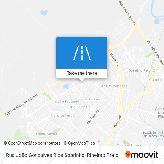 Rua João Gonçalves Rios Sobrinho map