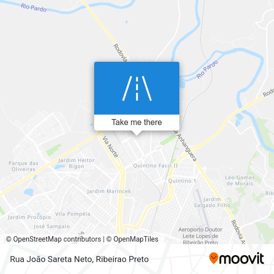 Rua João Sareta Neto map