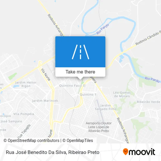 Rua José Benedito Da Silva map