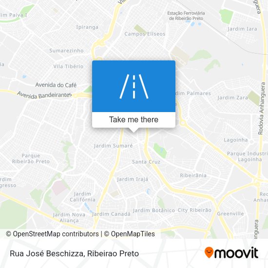 Rua José Beschizza map