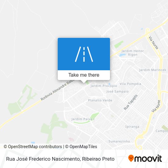 Rua José Frederico Nascimento map