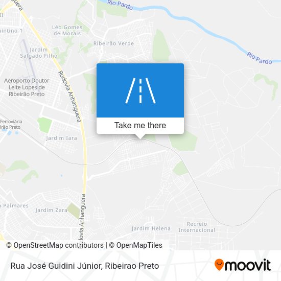 Rua José Guidini Júnior map