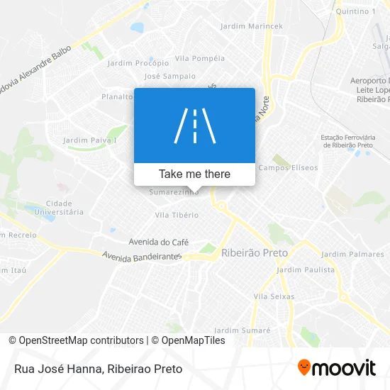 Rua José Hanna map