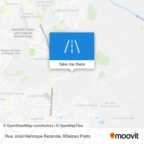 Rua José Henrique Rezende map