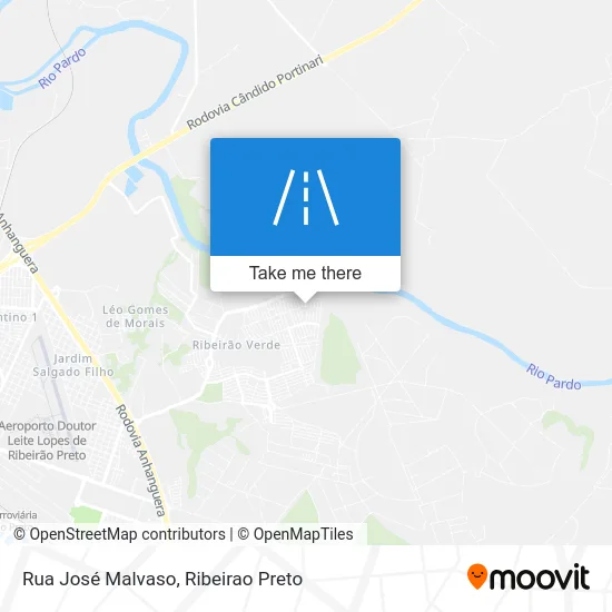Rua José Malvaso map
